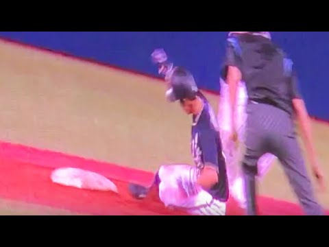 オリックスバファローズ・大城滉二 セカンドゴロアウトの判定→リクエスト→球場のリプレイ映像に盛り上がるレフトスタンド→驚愕の判定の結果はなんと…！？