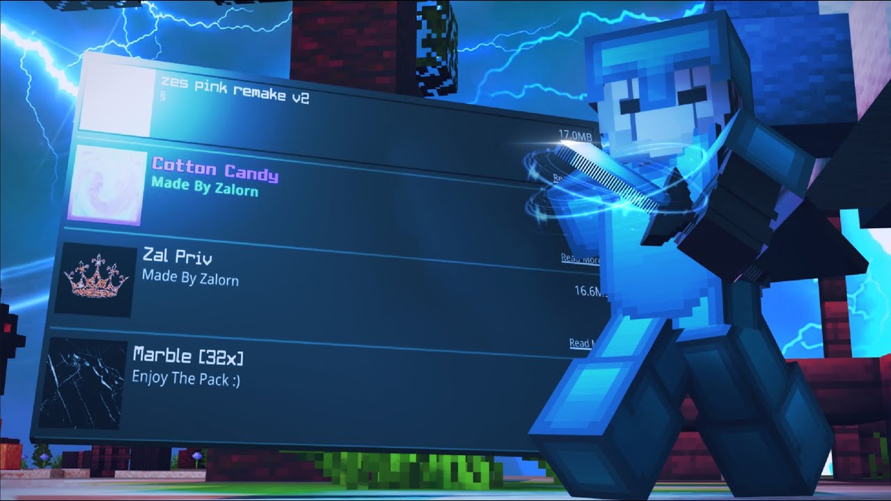 Top 10 Best Minecraft Bedrock PvP Texture Packs - 2025 - YouTube