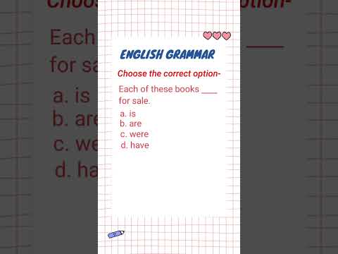 GRAMMAR MCQ #SHORTS #shorts #grammar #mcq #english