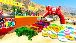 SUPERHERO FACTER COLOR TRACTOR สำหรับเด็กและการ์ตูนสำหรับเด็กทารก Rhymes เนอสเซอรี่