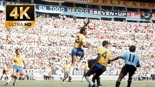 Uruguay - Brazil world cup 1970 | Hightlights | 4K UHD