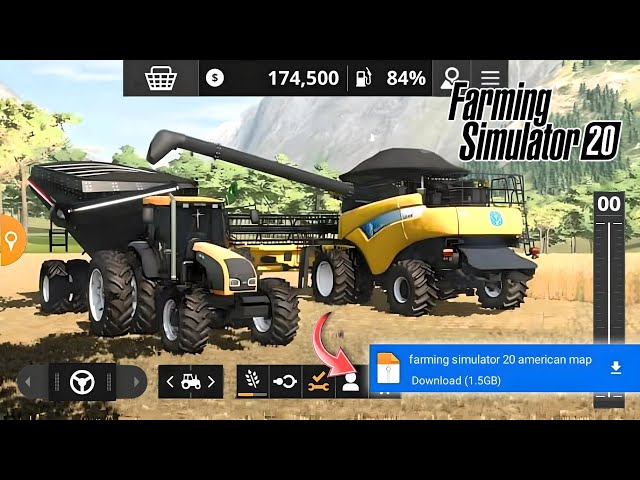 American 🇺🇲 Map Mod of Farming Simulator 20, Fs 20 200+ Tractors Mod, Fs-20