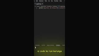 Escape sequence | day 9 of learning python from scratch | #shorts #coding