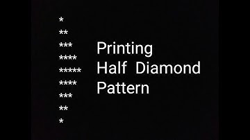 How to print Half  Diamond star pattern 2 in C++  using for loop