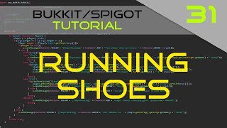 Minecraft Bukkit/Spigot Plugin Tutorial #31: Running Shoes
