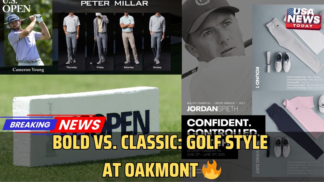 U.S. Open 2025 Golf Fashion: What the Pros Are Wearing at Oakmont 👕 । USA NEWS TODAY