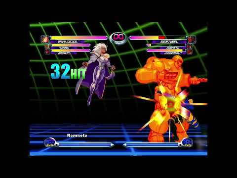 MvC2: Psylocke - Dual Infinite Crossup 90% Sequence .:11.19.22:.