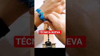 TUTORIAL 👆 Pulsera de hilo con flores de papel