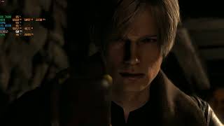 Resident Evil 4 Remake Gameplay with FPS meter