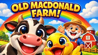 Old MacDonald Had a Farm 🐄🎶 | Nursery Rhymes for Kids & Babies #viral #rhymes screenshot 5