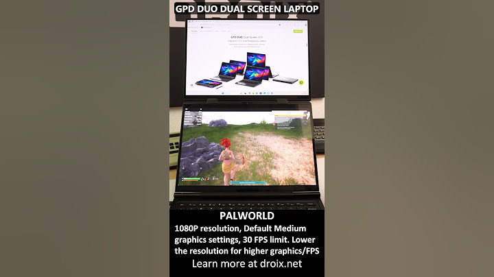 Gaming on the GPD Duo: Can It Handle Palworld 🌍