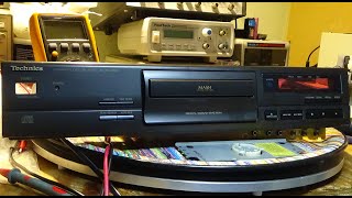 Technics SLPG480A CD Player Repair Refurbishing  Part 1 of 2