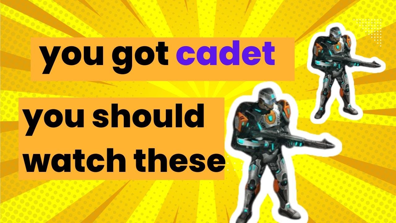 War Commander You Got Cadet You Should Watch These Video