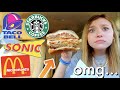 Letting Fast Food Employees DECIDE What I Eat for 24 HOURS!