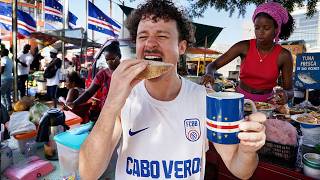 Probando comida callejera en CABO VERDE | ¡Valió la pena el viaje! 🇨🇻