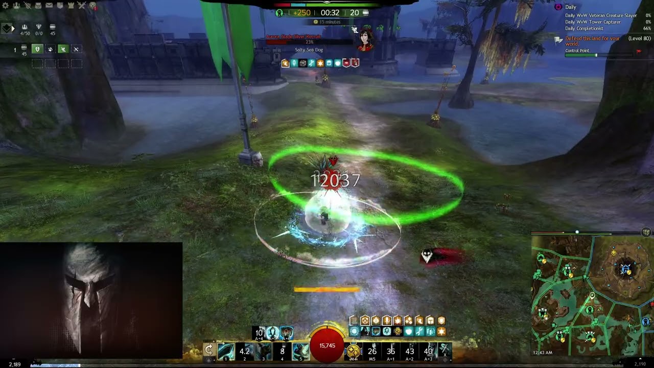 Guild Wars 2 Guardian core roaming outnumbered / one shot 80s ost