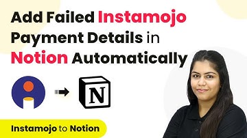 How to Add Failed Instamojo Payment Details in Notion Automatically | Instamojo to Notion