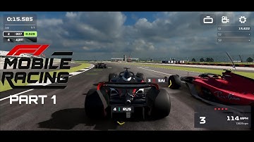 FORMULA 1 MOBILE gameplay walkthrough Part 1(1080P @60FPS)