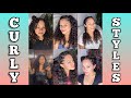 CURLY HAIRSTYLES IG REEL / TIKTOK VIDEO COMPILATION