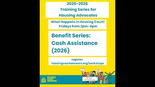 Benefit Series: Cash Assistance (2026)