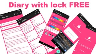 Diary with lock FREE - Application Introduction screenshot 5