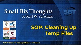 SOP: Clean Temp Files