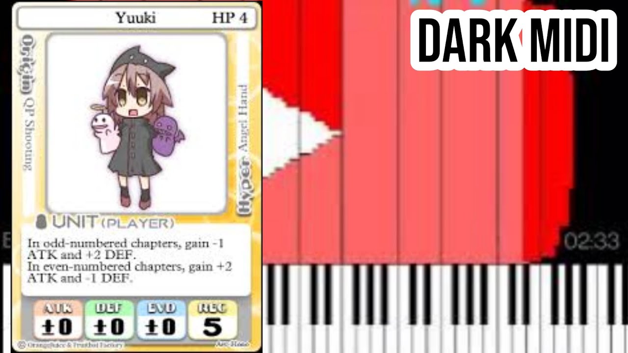 Dark MIDI - Yuuki's Theme (100% Orange Juice)