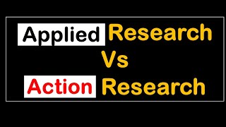 Celebrity Difference between Applied Research & Action Research || Applied Research || Action Research Profile