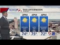 WPRI 12 Weather Now 5/31/24: Nice This Afternoon; Warm Weekend Ahead