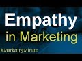 Why Empathy Matters in Marketing (Customer Connection / Community Building) #MarketingMinute 125