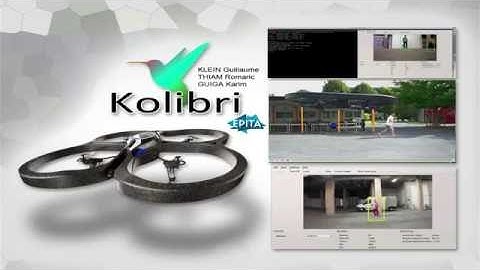 Project Kolibri, Parrot Ar Drone tracking people