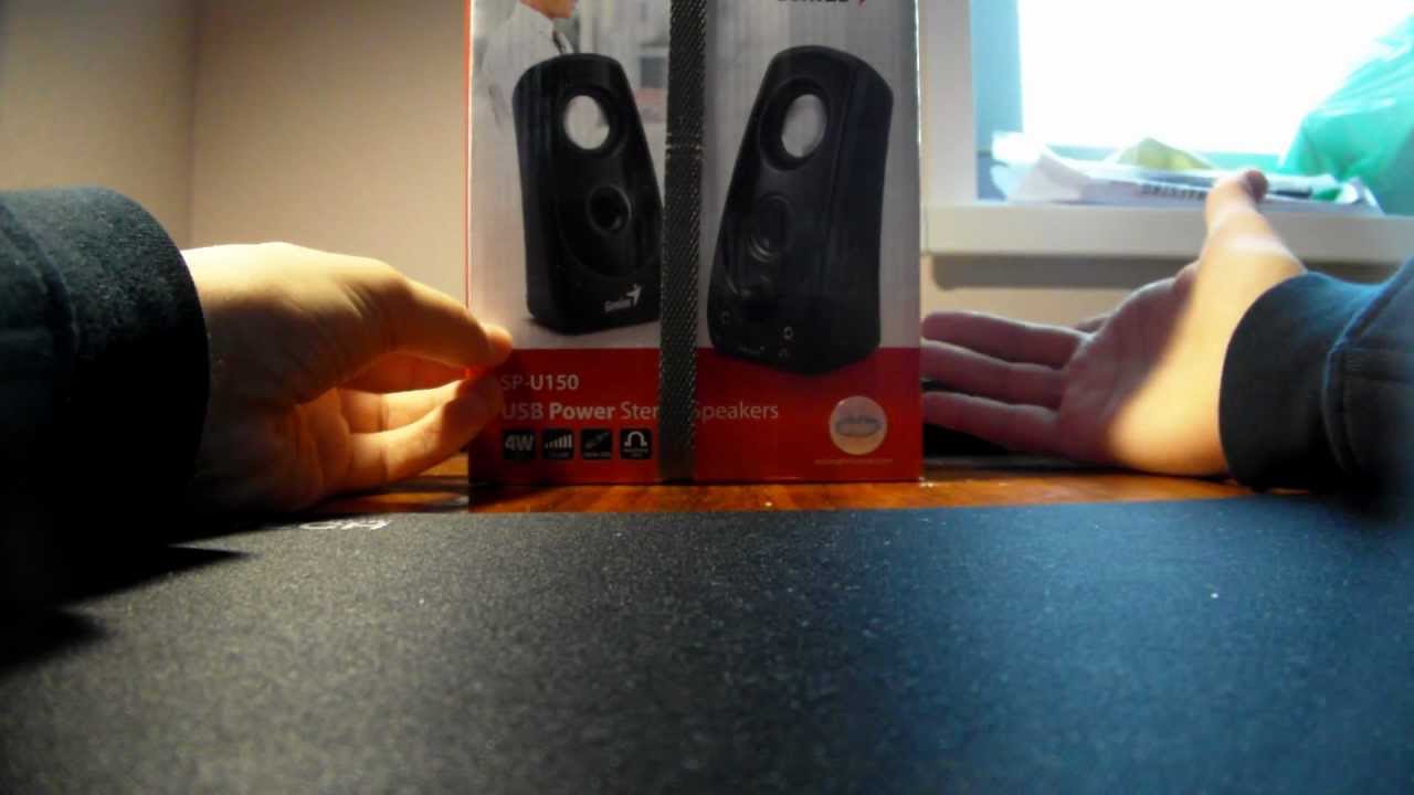 обзор колонок: genius SP-U150 - YouTube