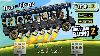 HILL CLIM RACING 2: Bus Terbang screenshot 2