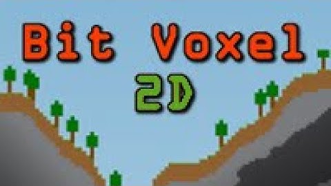 Bit Voxel 2D: Infinite Procedural Terrain Engine for Unity3D | Trailer