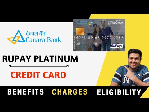 Canara Bank Rupay Platinum Credit Card Full Details | Benefits | Eligibility | Fees 2022