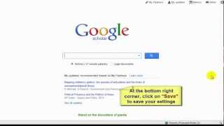 Set Up Find It Libraries In Google Scholar.mov