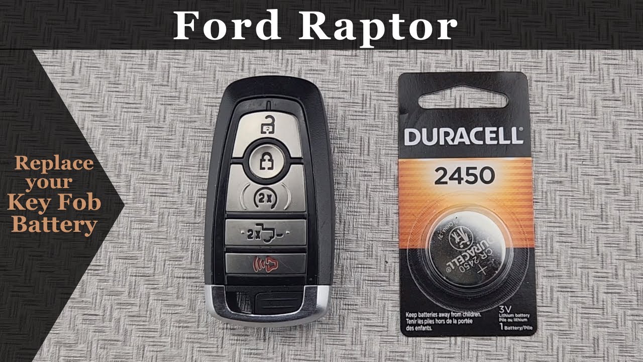 How to DIY Replace Change a 2017 - 2022 Ford Raptor Key Remote Fob ...