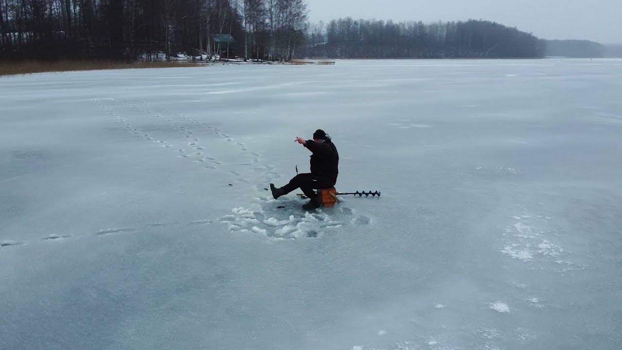 зимняя рыбалка - YouTube