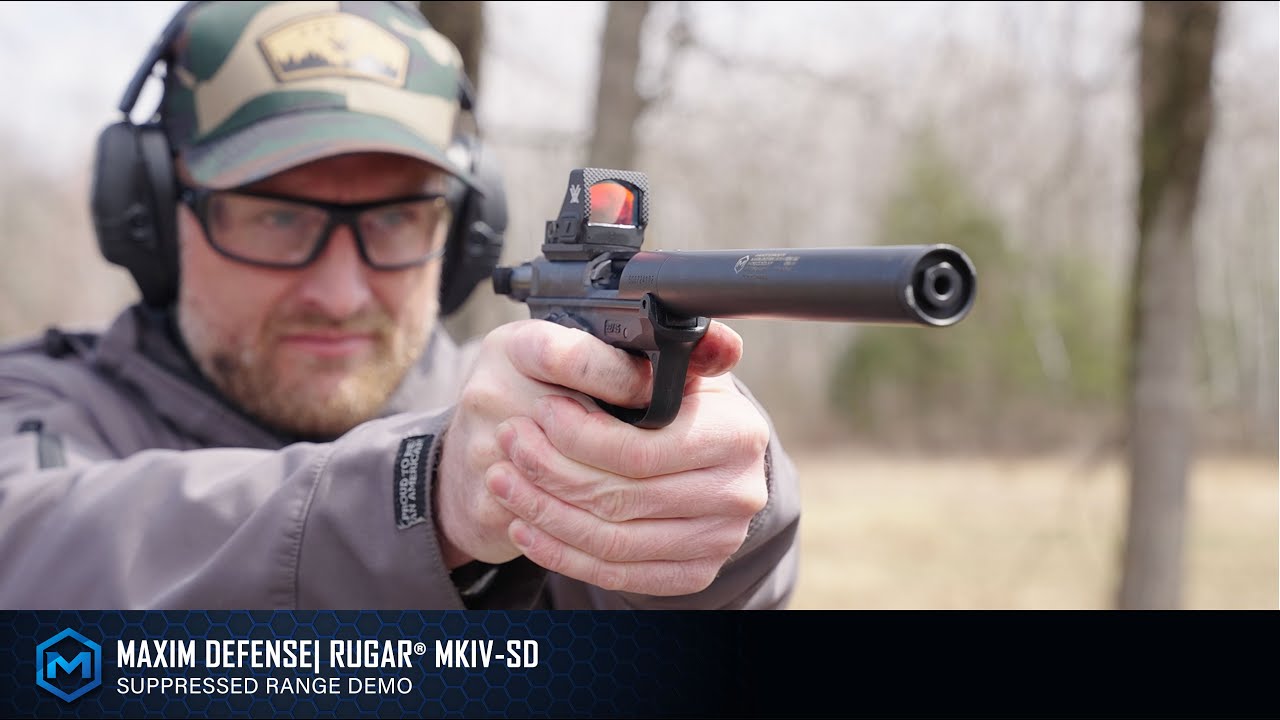 MKIV-SD | Integrally Suppressed Ruger® Mark IV by Maxim Defense