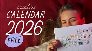 I made a cozy 2026 journal-style calendar free printable stickers