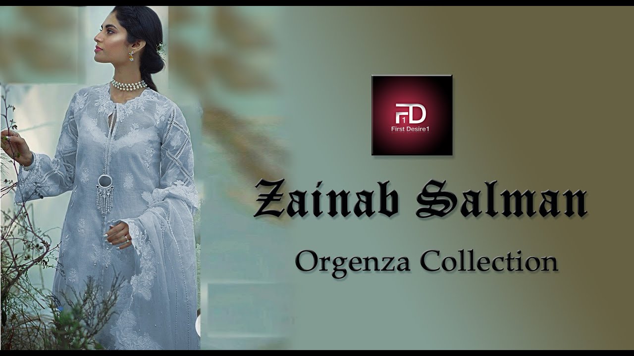 Zainab Salman Orgenza Collection | Zainab Salman Master Replica By First Desire 1