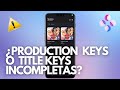 Production Keys Incompletas | Title Keys | Skyline emulador SOLUCIÓN ✅️