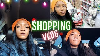 TORONTO VLOG: SHOP W/ ME FOR CHRISTMAS PRESENTS + more (Mall, movies, dollar tree)  | Annesha Adams