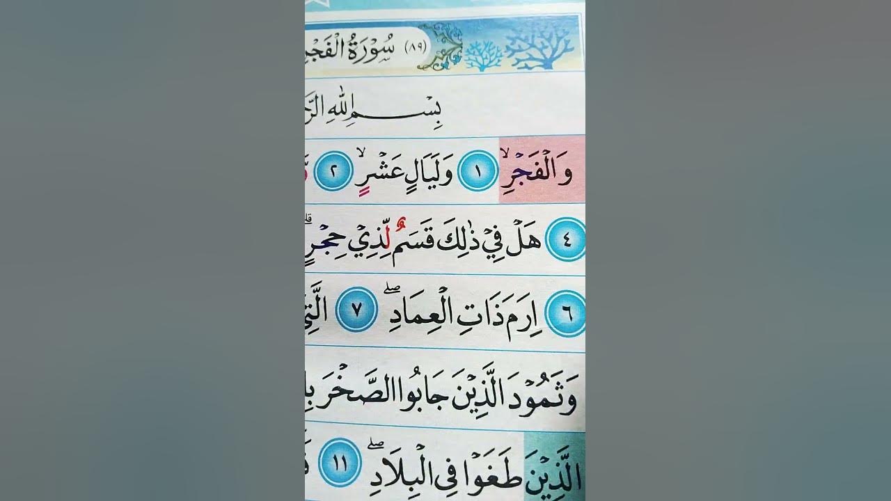 Murottal Al Qur'an Surat Al Fajr Ayat 1-8