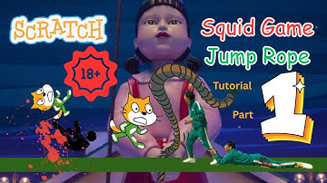 Squid Game Jump Rope Tutorial In Scratch Part 1 , How To Make Squid Game In Scratch Tutorial