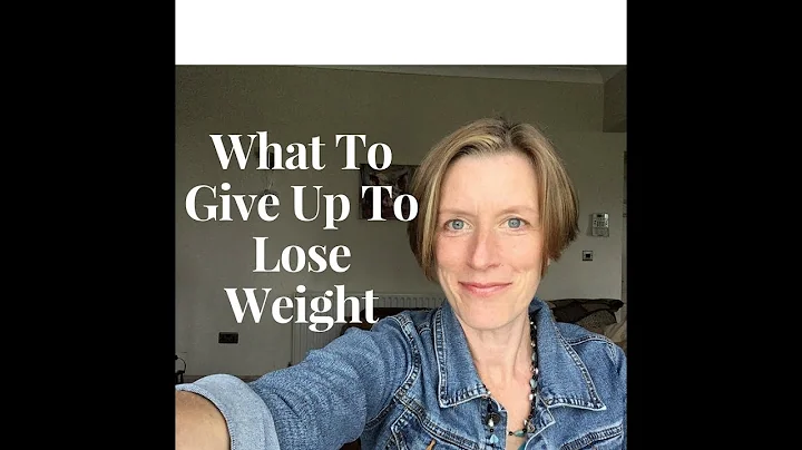 What to give up to lose weight