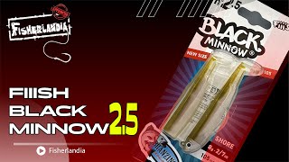 FIIISH BLACK MINNOW 2 5 NEW SIZE MANCAVA ?