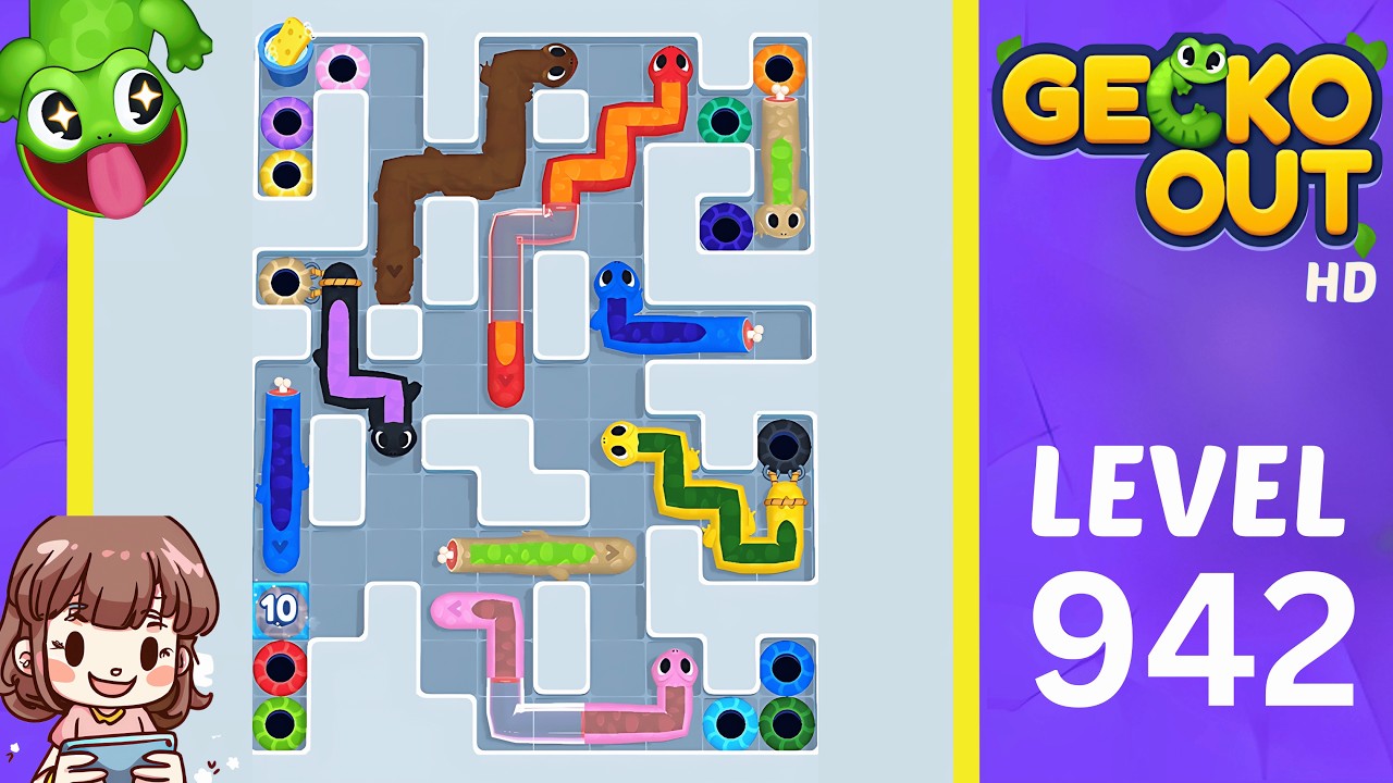 Gecko Out Level 942 Solution Walkthrough