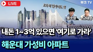 1~3억대로 살 수 있는 해운대 가성비 좋은 아파트  ft. 부동산 라이브 고대장, 용소장