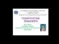 Power System Transients, Department of EEE, Jai Shriram Engineering college Tirupur